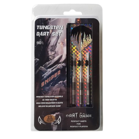 Zestaw Lotki Rzutki do Gry w Darta 23 g z Etui Wolfram MASTER Sniper 3 szt.