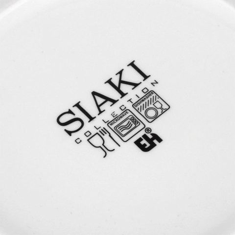 Zestaw Obiadowy Porcelana 16 elementów Talerze Kubki na 4 Osoby