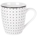 Zestaw Obiadowy Porcelana 16 elementów Talerze Kubki na 4 Osoby