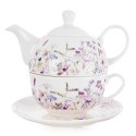 Zestaw do Herbaty 2w1 Dzbanek 400ml i Filiżanka Louka Porcelana