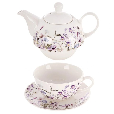 Zestaw do Herbaty 2w1 Dzbanek 400ml i Filiżanka Louka Porcelana