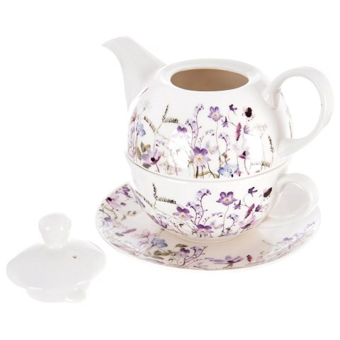 Zestaw do Herbaty 2w1 Dzbanek 400ml i Filiżanka Louka Porcelana