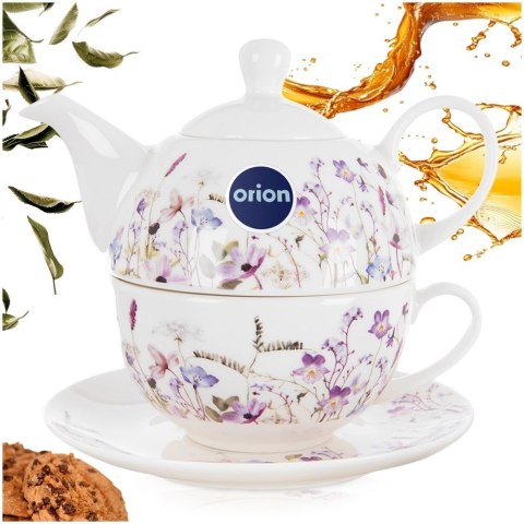 Zestaw do Herbaty 2w1 Dzbanek 400ml i Filiżanka Louka Porcelana