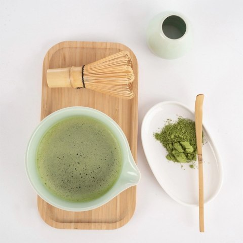 Zestaw do Matchy Matcha Ceremonia 4 el Miska Miotełka Bambus
