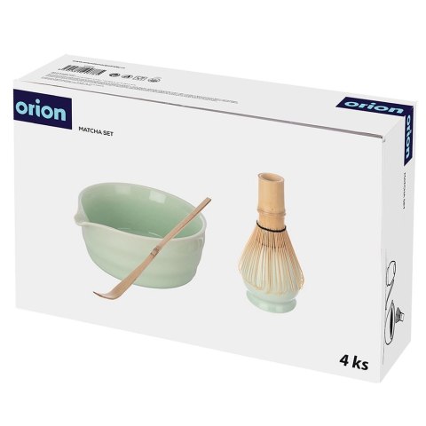 Zestaw do Matchy Matcha Ceremonia 4 el Miska Miotełka Bambus