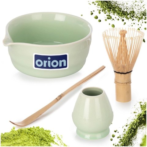 Zestaw do Matchy Matcha Ceremonia 4 el Miska Miotełka Bambus