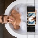Półka Łazienkowa na Wannę Bambusowa BATHROOM SOLUTIONS 68 x 15 cm Czarna