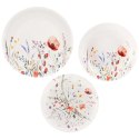 Zestaw Talerzy Porcelanowych 18 el. ORION Maki 6 os. Zmywarka Mikrofala