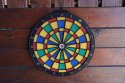 Zestaw Tarcza Soft Perforowana Dart Gra w Rzutki Lotki KUBISPORT 45 cm