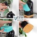Dozownik do Naczyń VILDE 500 ml Czarny z Miejscem na Gąbkę z Bambusem