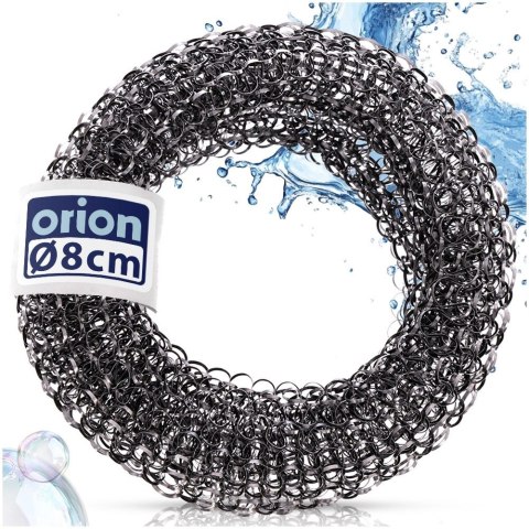 Druciak Metalowy Czarny 8 cm do Przypaleń Garnków Grilla Rusztu