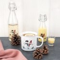 Duży Kubek Ceramiczny 470 ml Zimowy Motyw Bałwanki na Prezent