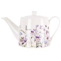 Dzbanek Porcelanowy do Kawy Herbaty 1 L Louka Polne Maki i Kwiaty