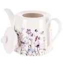 Dzbanek Porcelanowy do Kawy Herbaty 1 L Louka Polne Maki i Kwiaty