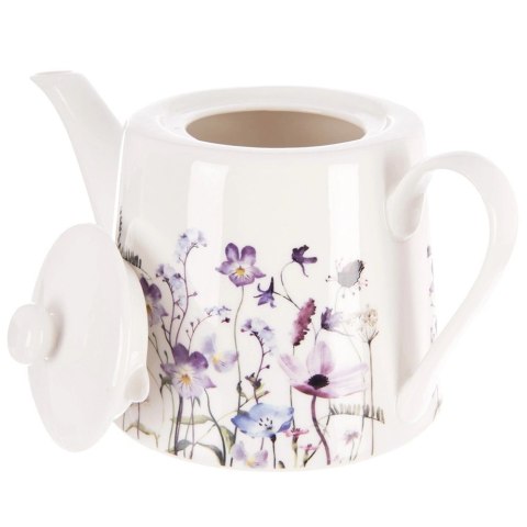 Dzbanek Porcelanowy do Kawy Herbaty 1 L Louka Polne Maki i Kwiaty