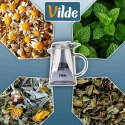 Dzbanek Szklany VILDE Zaparzacz 1,4 L System Spustowy Herbaty Naparów