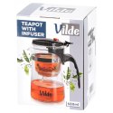Dzbanek Szklany VILDE Zaparzacz 680 ml System Spustowy Herbaty Ziół