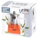 Dzbanek Szklany Zaparzacz Sitko Kwadrat 920ml Herbaty Ziół VILDE