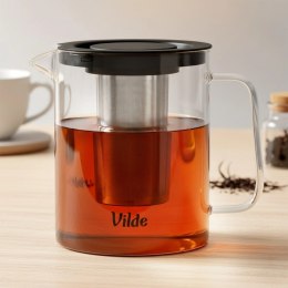 Dzbanek Szklany Żaroodporny 1,5L z Zaparzaczem na Herbatę VILDE