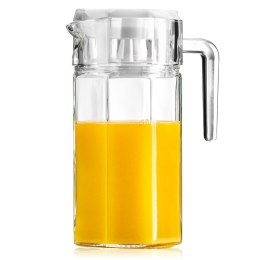 Dzbanek do Serwowania Nalewania Napojów Soków Szklany z Pokrywką VILDE 1,5l