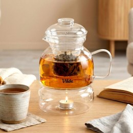 Dzbanek z zaparzaczem do herbaty szklany 1,5 l