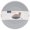 Zestaw 6 Talerzy Obiadowych 23,5 cm Szare Nietłukące do Mikrofali