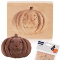 Foremka Drewniana do Ciastek Pierniczków Dynia Halloween Rzeźbiona ORION