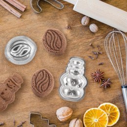 Foremki do Ciastek Orzeszek 20 szt. Stal Ocynkowana Wysokie Wzory ORION 3D