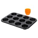Forma Granitowa do Muffinek 12 Gniazd + 12 Silikonowych Foremek