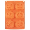 Forma Silikonowa 6 x Dynia Halloween do Ciastek i Babeczek ORION