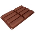 Forma Silikonowa do Biszkoptów Tiramisu 8 szt. Brązowa ORION