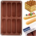 Forma Silikonowa do Biszkoptów Tiramisu 8 szt. Brązowa ORION
