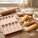 Forma Silikonowa do Biszkoptów Tiramisu Batonów 8 Gniazd ORION Beżowa