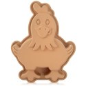 Forma Silikonowa do Pieczenia KURA Wielkanocna Babka Biszkopt Beżowa