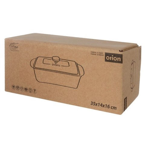 Forma do Chleba z Pokrywką Żeliwna ORION Litina Smalt 35 cm, 3 l