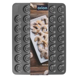 Forma do Ciastek ORION Rogaliki 42 x 32 cm Stal Nieprzywierająca na 41 szt.