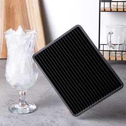 Forma do Kostek Lodu EXCELLENT Kruszony Lód 18 x 14,5 cm Silikonowa Czarna