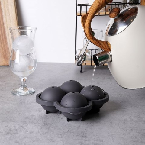 Forma do Kostek Lodu EXCELLENT Kule 8 cm Silikonowa na 4 szt.