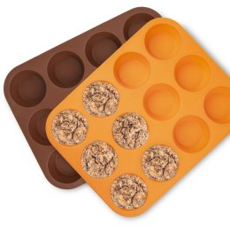 Forma do Pieczenia 12 Muffinek Babeczek Silikonowa Solidna ORION 32,5x25cm