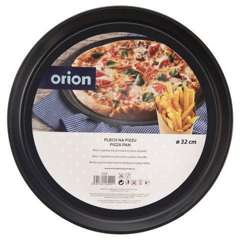Forma do Pizzy ORION Perforowana Dno Teflon 32 cm Metal Nieprzywierająca