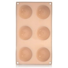 Forma Silikonowa PÓŁKULE 6 szt Mono-porcje Desery Semifreddo Lody