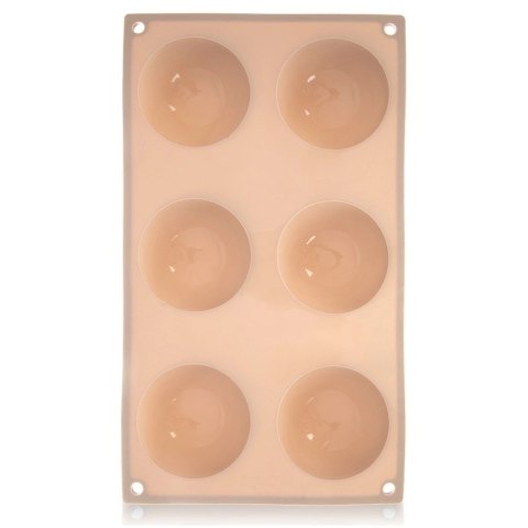 Forma Silikonowa PÓŁKULE 6 szt Mono-porcje Desery Semifreddo Lody