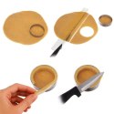 Formy Ranty do Tartaletek 6 szt. Perforowane 8 cm Profesjonalne