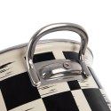 Garnek Emaliowany 2,2 L ORION SZACHOWNICA 20 cm Indukcja Zmywarka