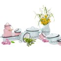 Garnek Emaliowany 2,3 L ORION Zielony LOUKA 16 cm z Pokrywką