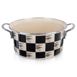 Garnek Emaliowany 3 L ORION SZACHOWNICA 22 cm Indukcja Zmywarka