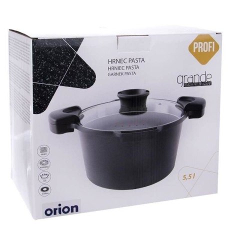 Garnek Granitowy ORION GRANDE 24 cm 5,5 L Odcedzanie Indukcja