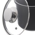 Garnek Granitowy ORION GRANDE Wysoki 17 cm 2 L Indukcja Piekarnik