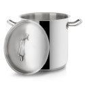Garnek Stalowy 11 L ORION PRO Duży 24 cm Indukcja Zmywarka