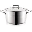 Garnek Stalowy 3 L ORION ANETT 20 cm z Pokrywką Indukcja Zmywarka